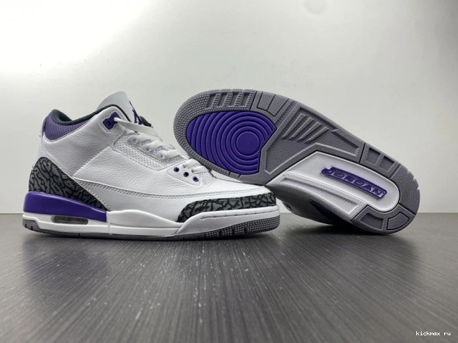 Rep MAX Jordan 'Dark Retro 3 CT8532-105 Iris' Air 0818